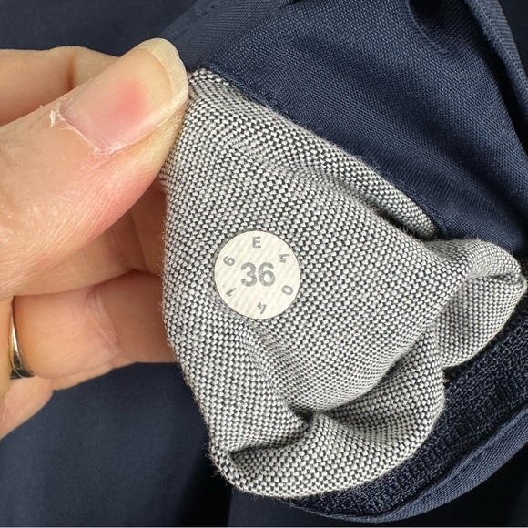 Lululemon Men’s Commission Pants Navy Blue Size 36 - Picture 8 of 11